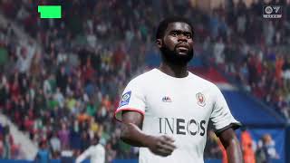 Gameplay FC 24  Paris SaintGermain  OGC Nice  Coupe de France  20232024 [upl. by Ogir]