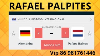 PALPITES DE FUTEBOL COM PLACAR EXATO BILHETE PRONTO PARA ESTA TERÇA 26032024 [upl. by O'Connor617]