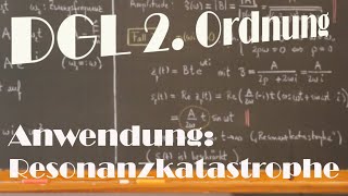 Mathe LF  DGL 2 Ordnung 10 Resonanzkatastrophe [upl. by Haeckel]