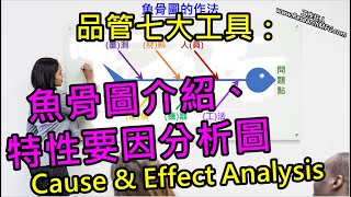 品管七大工具：魚骨圖介紹、特性要因分析圖Cause and Effect Analysis [upl. by Quigley365]