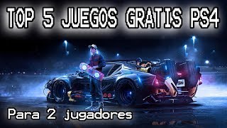 LOS MEJORES JUEGOS GRATIS DE PS4 PARA 2 JUGADORES Sin plus No misma consola [upl. by Yecnuahc]