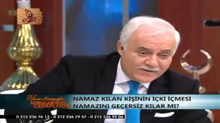 Nihat Hatipoglu Namaz Kilanin içki içmesi Namazi Gecersiz mi olur [upl. by Kile]