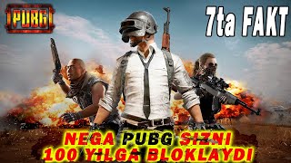 PUBG HAQIDA SIZ BILMAGAN 7ta QIZIQ FAKTLAR [upl. by Reivaxe]