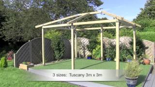 How to Build a Gazebo  by White Pavilion Gazebos [upl. by Kciregor]