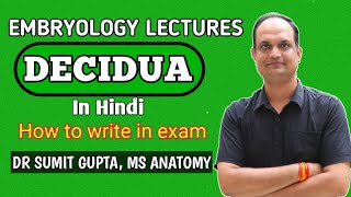 Decidua in pregnancy  Embryology Lecture [upl. by Nroht703]