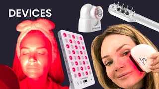 LIVE skin routine Maysama Skin Care and NEW LED Skin Devices [upl. by Nirrep]