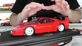 118 Ferrari F40 Michelotto by BBR Models  Full Review [upl. by Nyluqcaj]