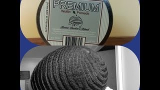 NEW 360 waves Coldlvbel Premium Wolfin Pomade REVIEW NOVEMBER 2012 [upl. by Tortosa]