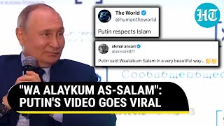 Viral Putin Smiles Responds To Greetings From Muslim Scholar This Made My Day Say Netizens [upl. by Aikrehs219]