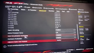 How to enable virtualization on Asus UEFI bios [upl. by Foskett]