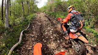 Uphill Race KTM 250 EXC F vs 250 TPI 2022 [upl. by Eiramave492]