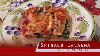 How to make Spinach Lasagna Healthy Recipe for the family [upl. by Pernick832]