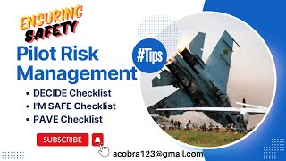 Pilot Risk Management Tips  Ensuring Safety [upl. by Chlores]