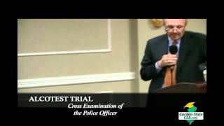 Joseph P Rem Cross Examination of Police Officer Mock Alcotest Trial Part 12 [upl. by Gnuoy642]