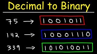 How To Convert Decimal to Binary [upl. by Llehcor230]