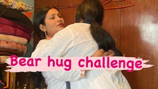 Part3👀Challenge Accepted 🙏pushing challenge bear hug [upl. by Alla658]