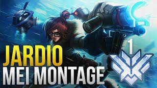 Jardio  1 WORLD MEI GOD MONTAGE  Overwatch Montage [upl. by Nirtiac447]