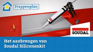 How to Soudal siliconenkit aanbrengen [upl. by Gnet721]