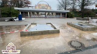 Movie Park Germany 2024 – Baustellen Update – Neuer Eingang – Movie Park Neuheit 2024 – Umbauten [upl. by Arymas632]