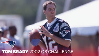 Tom Brady 2002 QB Challenge at the Pro Bowl  Patriots Throwback Highlights [upl. by Niamrej396]