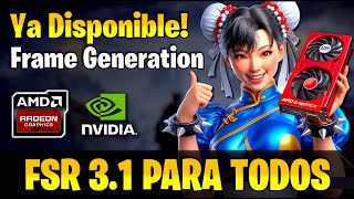 ✅ FSR 31  YA DISPONIBLE GRATIS para TODAS LAS GPU y GRAFICOS INTEGRADOS ✅ [upl. by Anneg]