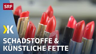 Roter Lippenstift im Test Viele enthalten bedenkliche Mineralöle  2017  Kassensturz  SRF [upl. by Nomled]