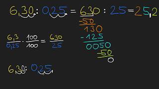 Písemné dělení desetinných čísel  Desetinná čísla  Matematika  Khan Academy [upl. by Uund]