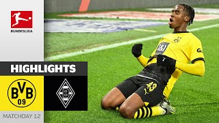 Borussia Dortmund  Borussia Mgladbach 42  Highlights  MD12 – Bundesliga 202324 [upl. by Yntruoc55]