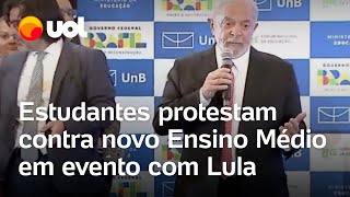 Estudantes protestam contra novo Ensino Médio e Lula pede olho na realidade [upl. by Craig]