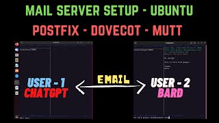 How To Setup MAIL Server  Postfix SMTP  Dovecot POP3IMAP  Mutt Email Client  Ubuntu [upl. by Aremus268]