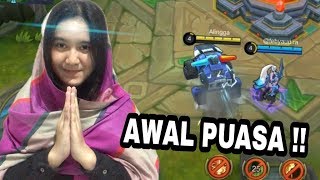 AWAL PUASAAN MAIN MOBILE LEGEND SAMA DIA  HAMPIR BATAL   Mobile Legend Indonesia [upl. by Burg944]