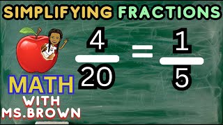 HOW TO SIMPLIFY FRACTIONS  GRADE 38 [upl. by Say]