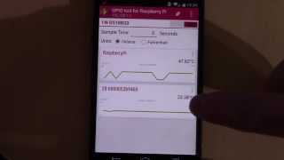 DS18B20 Raspberry Pi amp GPIO Tool Android App Temperature Monitoring [upl. by Vincenta]