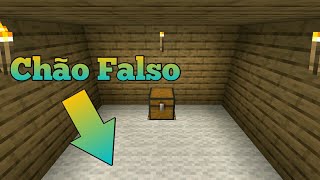 Como fazer uma Armadilha Simples para seus Amigos no Minecraft  Minecraft PE [upl. by Milewski825]