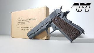 OFFICIALLY LICENSED COLT M1911A1 PARKERIZED GREY  Airsoft Unboxing  Call Of Duty WW2 [upl. by Eilojne]