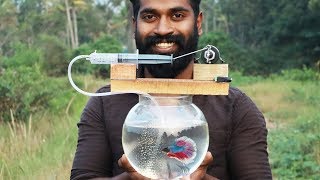 How To Make An Air Pump  മീനുകൾ ഇനി തുള്ളിച്ചാടും  M4 Tech [upl. by Anuayek]