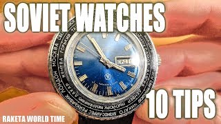 SovietRussian vintage watches 10 tips before you buy [upl. by Schoenfelder]