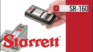 Starrett SR160  Surface Roughness Tester product video presentation [upl. by Araiek]