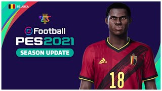 Amadou Onana PES 2021  How to create  Como fazer [upl. by Maro809]