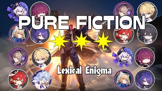 Honkai Star Rail v22 Pure Fiction Lexical Enigma  Stage 34 [upl. by Sihun633]