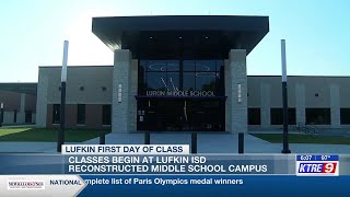 Classes begin at Lufkin ISD’s reconstructed middle school campus [upl. by Emorej698]