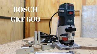 Como usar la router o fresadora de palma  Bosch GKF 600 [upl. by Kira]