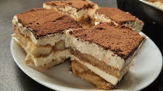 Tiramisu bez jajekbez pieczenia [upl. by Llevert]