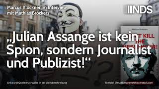 Julian Assange ist Journalist und Publizist kein Spion sagt Mathias Bröckers [upl. by Aneelak495]