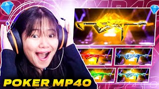 POKER MP40 RETURN 😯 UNLOCKING ALL POKER MP40 SKINS GARENA FREE FIRE [upl. by Walke]