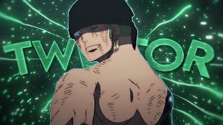 Zoro Awakens Conquerors Haki infusion Twixtor Clips 4K CC AND NO CC One Piece 1060 [upl. by Kerril]