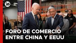 Foro de comercio entre CHINA y EEUU para la cadena de suministros [upl. by Eram767]