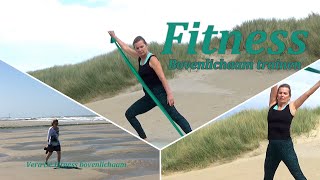 Bovenlichaam trainen  Schouders armen rugspieren met elastiek  Fitness oefeningen met Vera De [upl. by Packton]