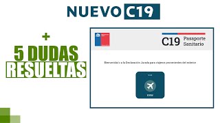 Declaración JuradaC19  Rellenar correctamente  5 dudas resueltas ✅ [upl. by Akcimahs680]