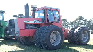 197883 Massey Ferguson 4880 Articulated 4WD Tractor Running at the 2024 Wheat and Wheels Rally [upl. by Eulalie463]